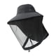 thumbnail image 3 of Sombrero de red Salvador para apicultor con malla de nailon Negro, 3 of 9