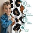 thumbnail image 3 of Blackout Kids Curtains,White Leopard Basketballs Pattern Childrens Insulated Curtains Set Of 2,Bedroom Essentials,Toddler Room Decor 52"x84", 3 of 5