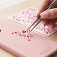 thumbnail image 3 of Red Rhinestone Glitter Decorative 4.5 Inch Self-Adhesive Face Gems Cosmetic Face Jewels for Rave Carnival Music Festival Wedding Party Accessory, 1 Pack, 3 of 4