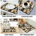 thumbnail image 4 of Fun Coffee Mat 23inx15in,Coffee Bar Mat for Countertops,Absorbent Hide Stain Anti-Slip Coffee Bar Accessories Fit Under Coffee Machine Mat,dish Drying Mats for Kitchen, 4 of 5