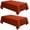 Rust, variant on 2 Pack Faux Linen Fall Tablecloths, Wrinkle Proof Fabric Rectangle Table Cloth, Burlap Textured Table Covers for Thanksgiving Holiday Autumn Dinner Party Farmhouse (Rust, 54 x 78 Inch)