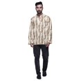 thumbnail image 1 of Atasi Kurta Décontractée à Col Chinois Imprimé Chemise Ethnique pour Hommes Kurta Courte Tunique, 1 of 5