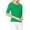 Green, variant on Women's Short Sleeve Crewneck Button Down Casual Soft Cardigan Sweater MK3467-LIL-L