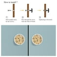 thumbnail image 4 of 4 Pcs Dinosaur Knobs for Kitchen Cabinet Cupboard Dresser Bookcase Drawer Pulls Handles Round Home Decor, 4 of 5