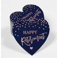 thumbnail image 2 of Inkdotpot Rose Gold Foil Paper Hang Tag Happy Retirement Favor Tag 50 Pieces, 2 of 6