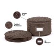 thumbnail image 4 of Covermates Keepsakes - Dish Storage - Padded Protection - ID Window - Stain Resistant - Machine Washable - China Storage, Bronze, 4 of 4