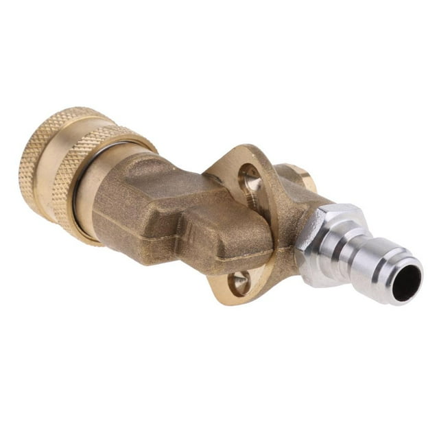 acoplador de pivote de conexión rápida Acoplador Pivotante de Boquilla de Lavadora 1/4 " Accesorios de Motosierras Jardín Carpintería