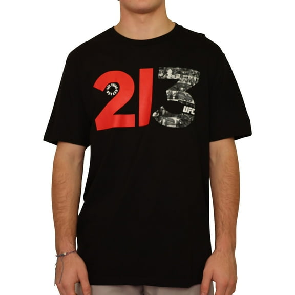 UFC Mens 213 Las Vegas Graphic T-Shirt, Black, X-Large