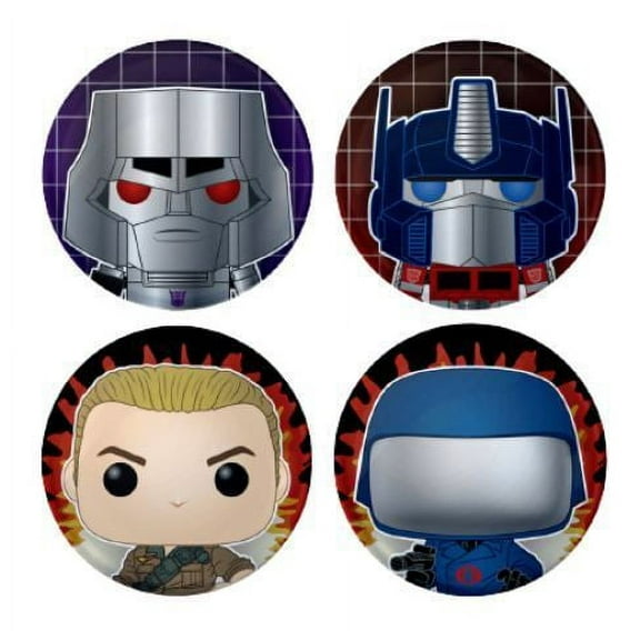 Funko POP! Pins Transformers vs. G.I. Joe 4-Pack Exclusive