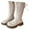 Beige, variant on Elegant Pearl Bow Detail Lined Winter Ankle Boots For Girls Sole Comfortable Casual Footwear,Low Heel Boots Sizes 9.5 Little Kid(3-4 Years)