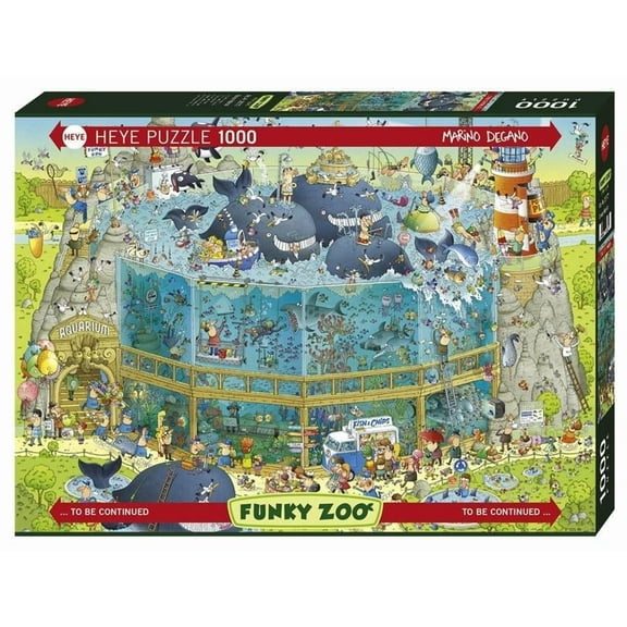 Heye : Puzzle 1000 pcs Funky Zoo / Ocean Habitat