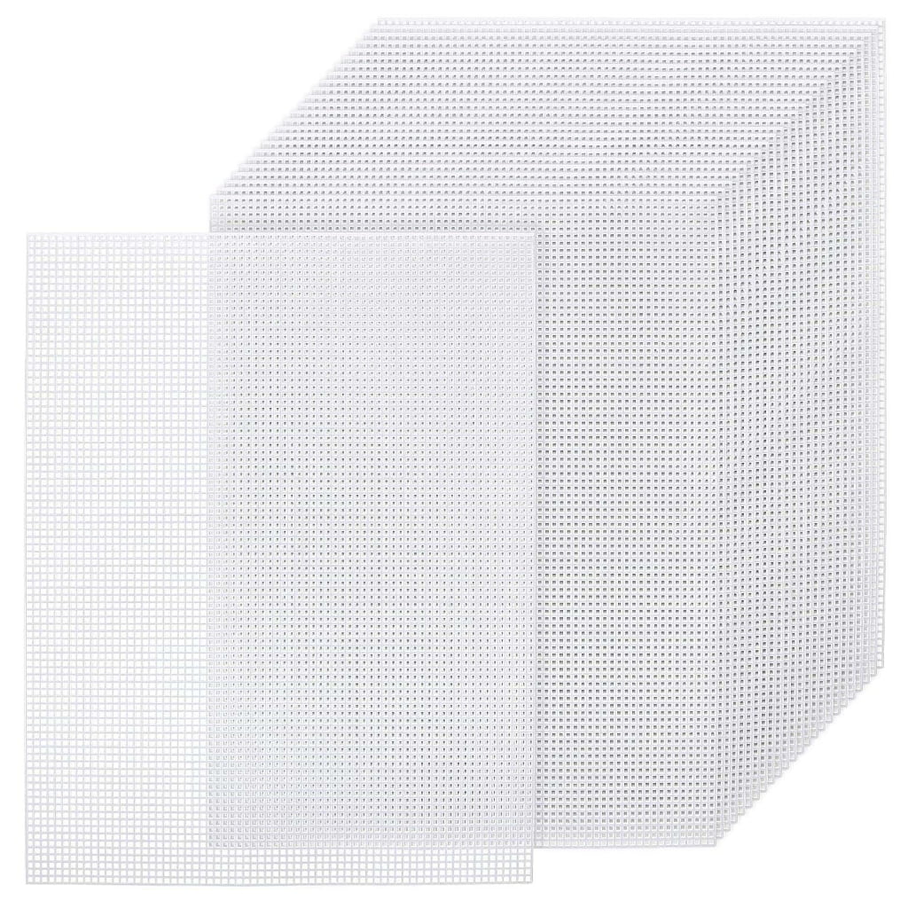 Zeiwohndc Professional Plastic Canvas Sheets Smooth Outside Needlepoint Base Pad