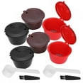 thumbnail image 3 of Reusable Refillable Coffee Capsule Filter Cup with Spoon Brush Set Cafe Tools for Dolce Gusto, 3 of 8