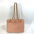 thumbnail image 2 of Pre-Owned CHANEL CC Coco Mark Matelasse Quilted Chain Tote Bag Shoulder Lambskin... (Good), 2 of 16
