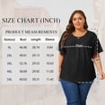 thumbnail image 4 of LANREMON Plus Size Tops for Women Summer Black Scoop Neck Flutter Sleeves TShirts Eyelet Embroidery Loose Fit Flowy Tunic Tops 5XL, 4 of 7