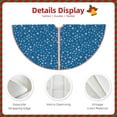 thumbnail image 4 of KLL Blue Star Print Christmas Tree Skirt 30" ,Party Decorations Farmhouse for Christmas Decorations Holiday Party, 4 of 6