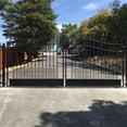 thumbnail image 6 of ALEKO Venice Style Dual Swing Steel Driveway Gate 14 ft with ETL Gate Opener, 6 of 12