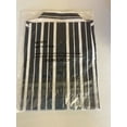 thumbnail image 3 of Alfani Men's All Cotton Vertical Striped Shirt in Navy-Size Large, 3 of 4