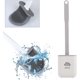 thumbnail image 1 of Juego De Inodoro Antideslizante, Escobilla De Inodoro De Silicona Con Mango Largo Y Juego De Soporte De Secado Rápido, Montaje En Pared Para Baño Doméstico, Escobilla De Inodoro Para Invitados, 1 of 5
