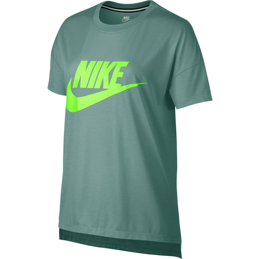 Nike - Nike Signal Logo Shortsleeve Women's T-Shirt Cannon/Ghost Green ...