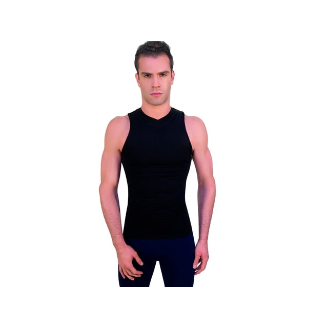 Camiseta faja seamless I Love Shape cuello V negra S