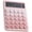Pink, variant on User Friendly Mechanical Keypad Calculator Suitable for Professional Student Calculator Stationery Easy to Read Number