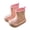01Pink, variant on Toome Lightweight Kids Rain Boots for Toddlers and Preschoolers, Easy-On Mid-Calf Waterproof Boots with Handles for Boys and Girls