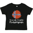 thumbnail image 3 of Inktastic I'm So Cute, I Must Be Norwegian Sunflower Norway Flag Boys or Girls Toddler T-Shirt, 3 of 5