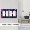 thumbnail image 5 of Game Neon Cyberpunk Style Switch Cover Decorative Wall Plate / 4-Gang 4-Decor / Standard Size 4.5x8 in, 5 of 5