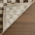 thumbnail image 3 of nuLOOM Nikita Faded Geometric Machine Washable Area Rug, 10' x 14', Brown, 3 of 9