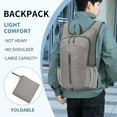 thumbnail image 2 of Lightweight Hiking Backpack,Water Resistant Foldable Small Packable Daypack for Women and Men Travel Camping Outdoor. (Grey), 2 of 6