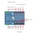 thumbnail image 3 of ATS Dual Power Automatic Transfer Switch for Generator or PV Energy to City Power Changeover Switch Generator 125A 4P, 3 of 5