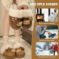 thumbnail image 5 of He-llo-Ki-tty Fuzzy Slippers for Women, Cute Fluffy House Shoes Warm Christmas Birthday for Daughter Wife Girlfriend Bestie, 5 of 6
