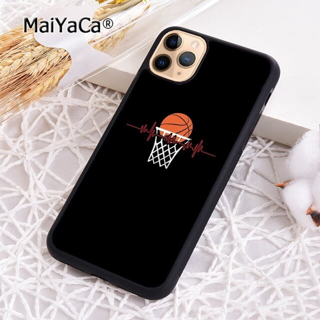 MaiYaCa-Coque de téléphone dehors Love Basketball Bergame, coque pour iPhone 14, SE, 6s, 7, 8 Plus, Poly XS, 11, 12, 13 Pro Max, Samsung S21, S22 Ultra qiuyongming unisex