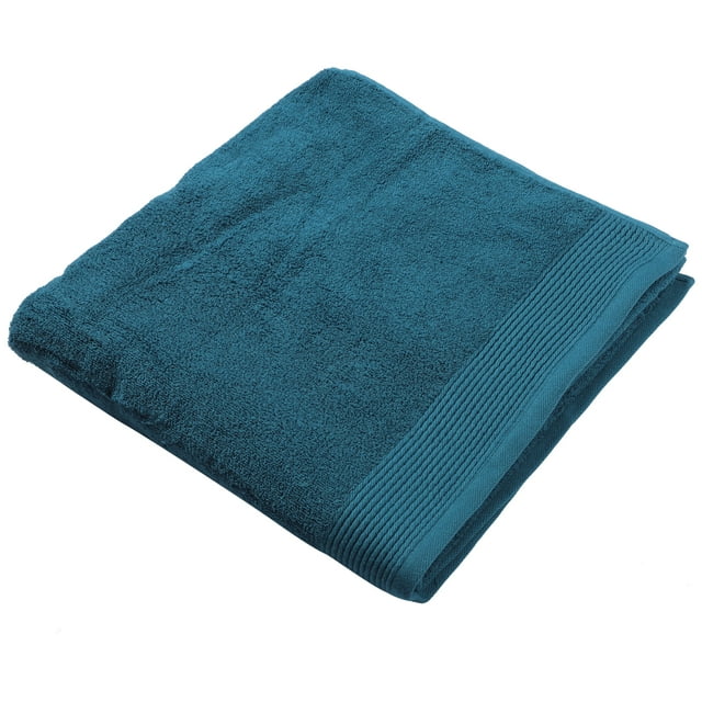 Toalla de baño Unique Bargains algodón absorbente suave azul 59.06''x28.35''