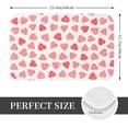 thumbnail image 2 of Pofeuu Pink Hearts1 Print Flannel Doormats Rug16"x24"Rug Washable Doormats Indoor Outdoor Rugs for Layered Front Door Mats, Porch, Kitchen, Entryway, 2 of 7