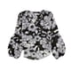 thumbnail image 1 of bar III Blusa tejida con mangas tipo blusón para mujer, Púrpura, X-Large, 1 of 2