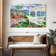 thumbnail image 3 of Elephant Stock Bay Caribe Wall Art - Horizontal Canvas Wall Art - Living Room Wall Decor - Beach Canvas - Yellow And Teal Decor By Paul Brent - 51" x 34", 3 of 8
