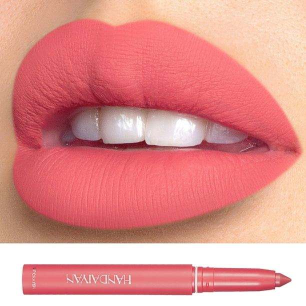 Lápiz labial mate 12 colores Nude Pink Red Lip Balm Lápiz labial sin alcohol
