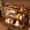 Coffee, variant on Bxaolu 3 Tier Coffee Station Desktop Organizer Office Storage Rack Wood Desk Mug Storage Desk Organizer Kitchen Condiment Shelves (10")