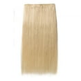 thumbnail image 3 of MY-LADY Extra Thick Clip in 100% Remy Human Hair Extension Double Weft Full Head Natural Hairpiece 110-170g #613 Bleach Blonde 10inch, 3 of 10