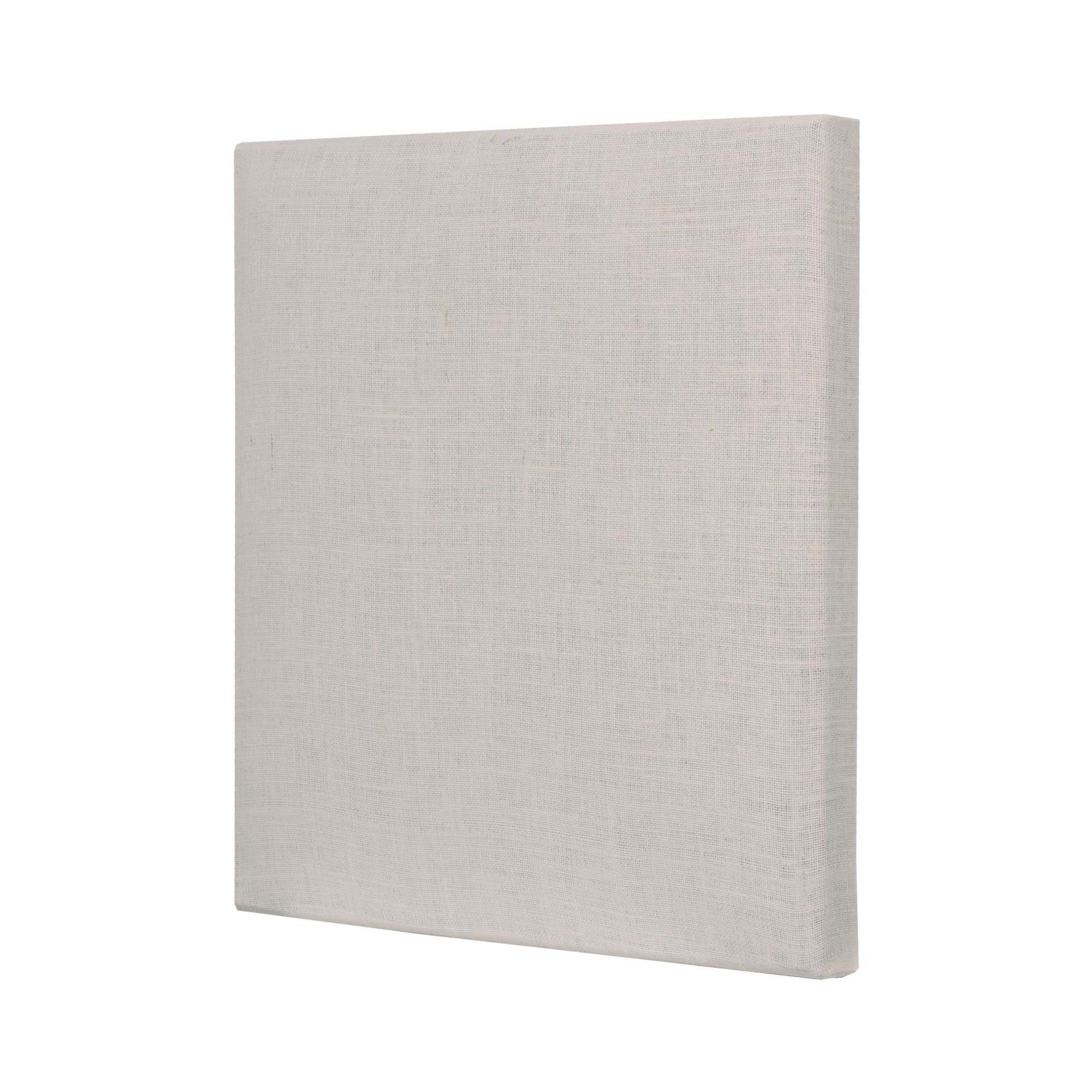 ATS Acoustics Sound Absorbing Acoustic Panel 24" x 24" x 2" Beveled Edge (Ivory)