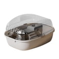 thumbnail image 4 of Hábitat para hámster perfecl jaula grande con tapa abatible para animales pequeños casa para ratas planeadores de cabeza corta conejil gris, 4 of 8