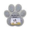 thumbnail image 1 of Pet Garden Lawn Memorial Stone Sympathy Picture Frame Dog or Cat Garden Stepping Stone Memorial Gif, 1 of 4