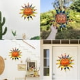 thumbnail image 3 of Metal Sun Wall Art Decor 12.8 Inch Sun Face Outdoor Wall Decor Large Hanging Outdoor Metal Wall Art for Farmhouse Indoor Outdoor Home Patio Garden Yard Fence Bedroom Decoration Gift, 3 of 8