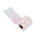 thumbnail image 1 of Flowers Tulle Rolls 8cm 10yd Exquisite Bright Beautiful DIY Flexible Wide Application Tulle Roll Spool FabricGradient Pink Yellow, 1 of 4