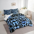 thumbnail image 3 of Feelyou Bowknot Cherry Bedding Comforter Set 7 Pieces, Kawaii Princess Full Bedding Set, 3 of 8