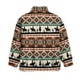 thumbnail image 5 of Uorisanigo Oversized Girls Half Zip Pullover Sweatshirt Kids Western Horse Tribal Aztec Long Sleeve Pullover Top for Sports and Daily Wear Fall Kids Jackets Hoodies Outerwear, 5 of 7