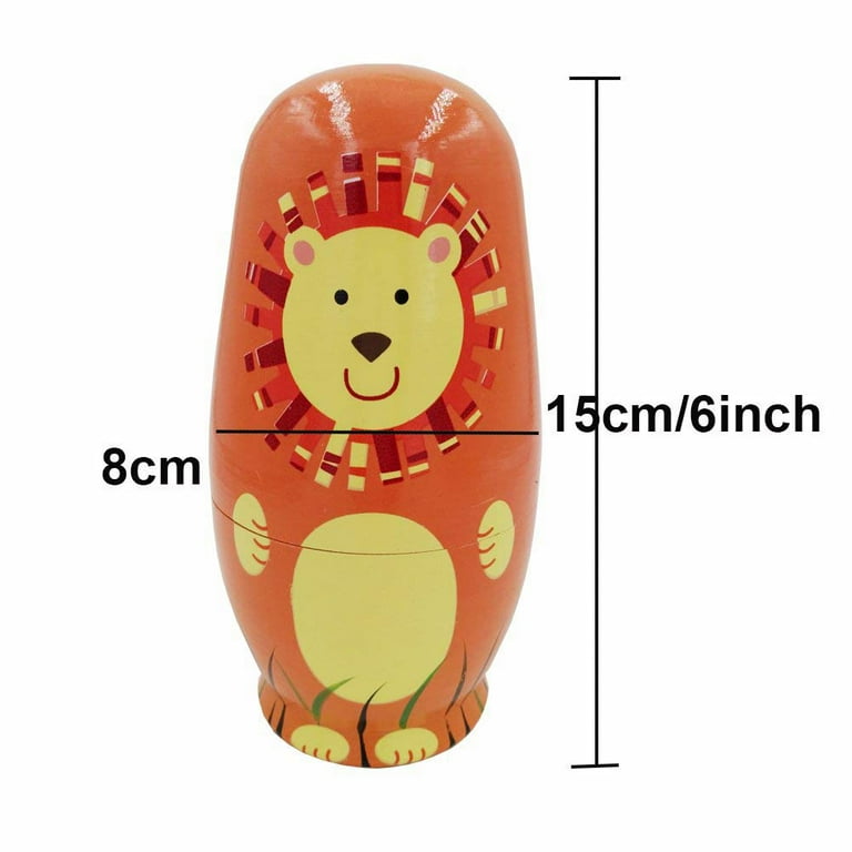 Russian Nesting Dolls for Kids, Stacking Wooden Handmade Russian Nesting Dolls for Kids, Stacking Wooden Handmade