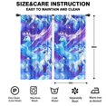 thumbnail image 2 of Blackout Kids Curtains,Blue Cartoon Winged Unicorn Moon Star Pattern Childrens Insulated Curtains Set Of 2,Bedroom Essentials,Toddler Room Decor 42"x84", 2 of 5